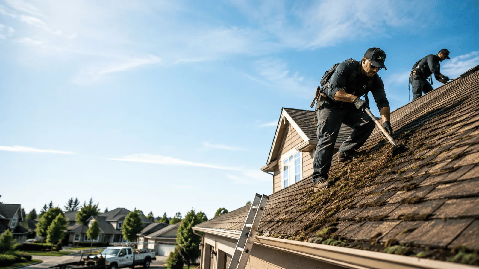 Roof Moss Removal in Stamford, CT near me